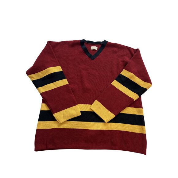 Aime Leon Dore Other - Aime Leon Dore Knitted Hockey Jersey in Red Yellow Black
